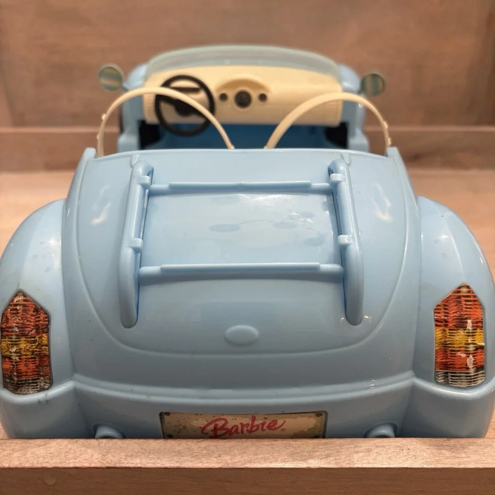 Barbie Beach Car‎ 2006 Glam Cruiser Blue Convertible Sports Car Mattel No Basket
